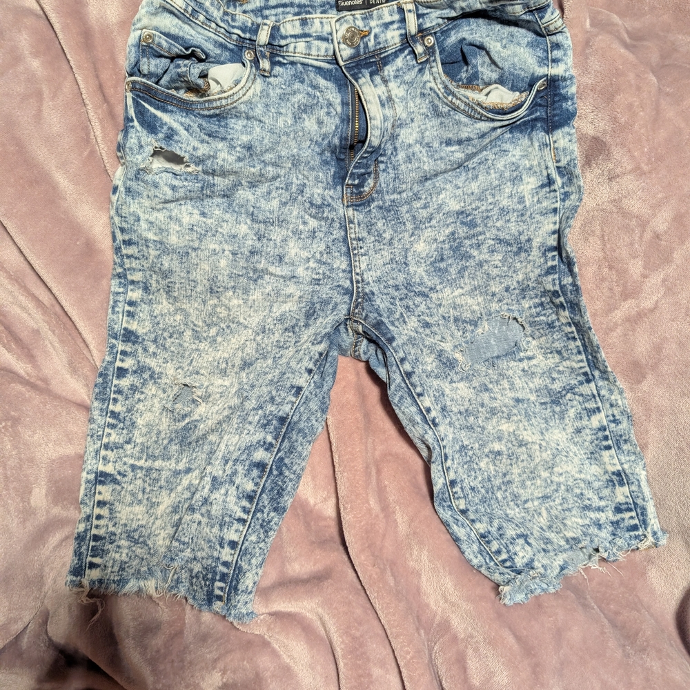 Bluenotes Acid Wash Jean Shorts
